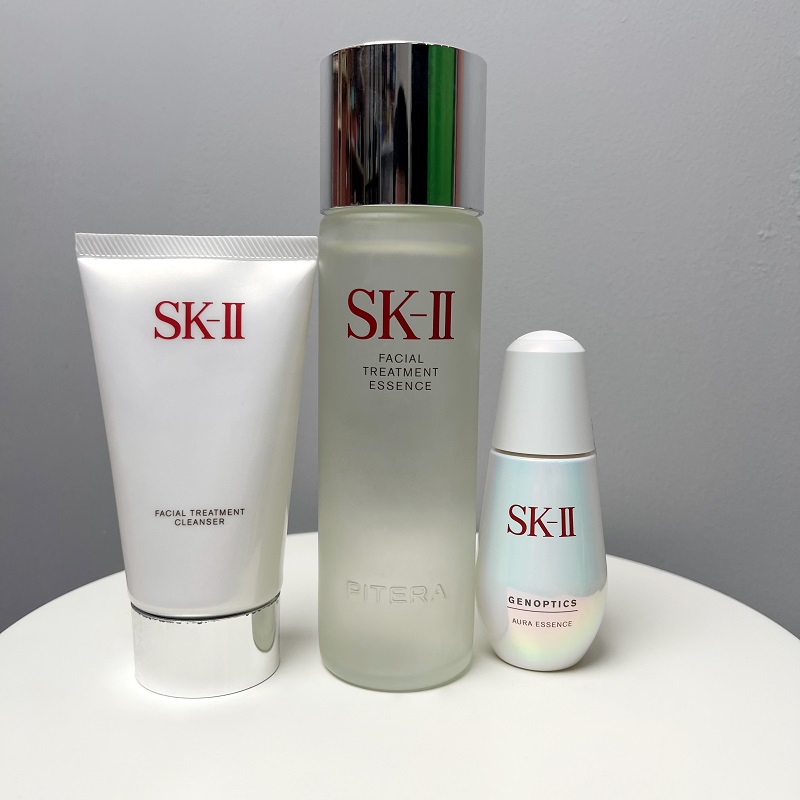 香港直邮sk-ii/sk2 三件护肤套装深层滋润补水250ml 75ml 120g