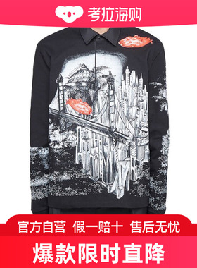 Valentino 黑色印花图案衬衫 UV3MH01H6HR