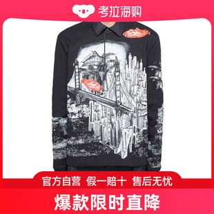 Valentino 黑色印花图案衬衫 UV3MH01H6HR