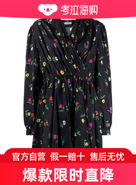 Balenciaga 印花褶饰连衣裙 675428TLLA3
