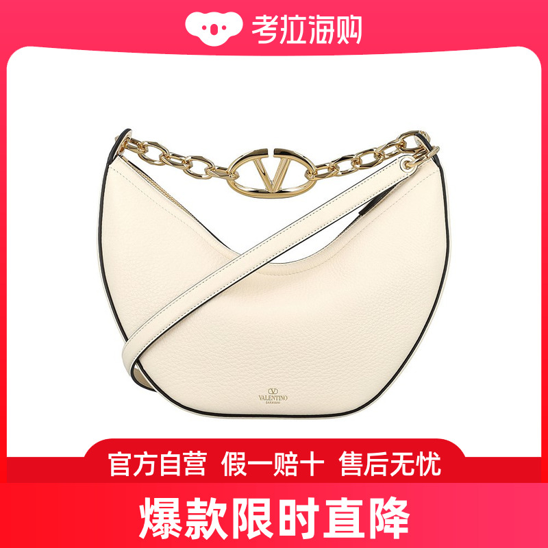 潮奢 Valentino 华伦天奴 女士Small VLogo Monn hobo bag 包袋 箱包皮具/热销女包/男包 通用款女包 原图主图