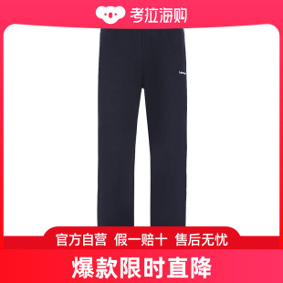 Balenciaga 508268TYK27 黑色logo印花休闲裤