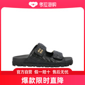 5XX640 Miu 徽标字母平底凉鞋 88T