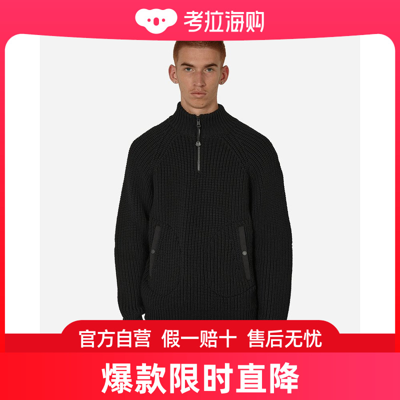 潮奢 Moncler Genius男士Pharrell Williams羊毛黑色毛衣