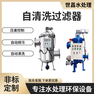 全自动自清洗过滤器自动除污器雨水过滤器 刷式自清洗过滤器