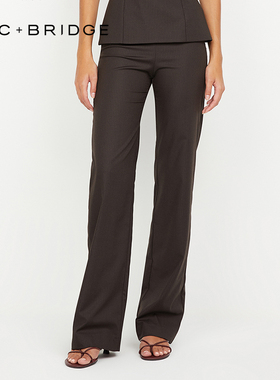 BECBRIDGE INGRID 休闲通勤修身长裤 S25-40728