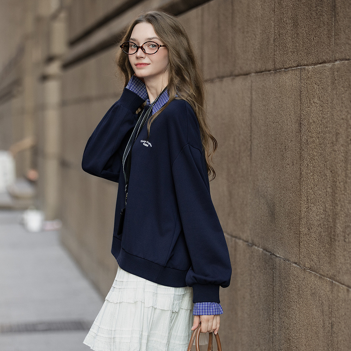 yoe秋季卫衣女早秋穿搭女装高