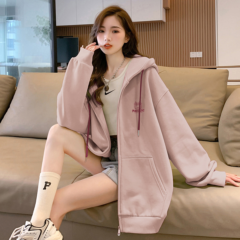 卫衣外套女春秋季唐狮休闲上衣早