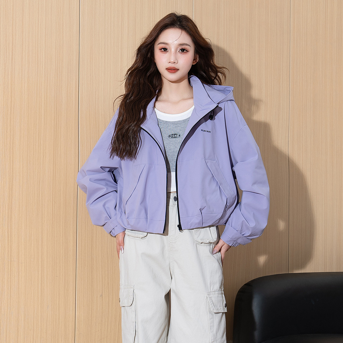 唐狮春秋季新款女外套短款设计感小众超好看户外运动上衣宽松25tu,女装/女士精品,短外套,淘宝优惠券,粉丝福利购,淘宝优惠卷