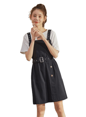 唐狮夏装短袖t恤女士白色黑色宽松ins半袖情侣装圆领衣服潮休闲