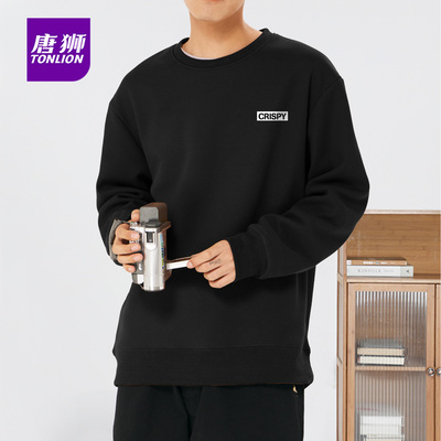 唐狮官方重磅奥利绒卫衣男款