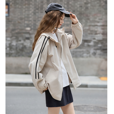 唐狮秋冬新款女外套连帽小众超好