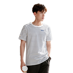 [99元3件]唐狮夏装T恤衫男士圆领卡通印花短袖上衣时尚潮流行穿搭