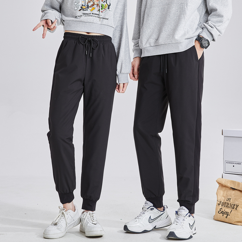 唐獅戶外情侶束腿羽絨褲男女冬裝