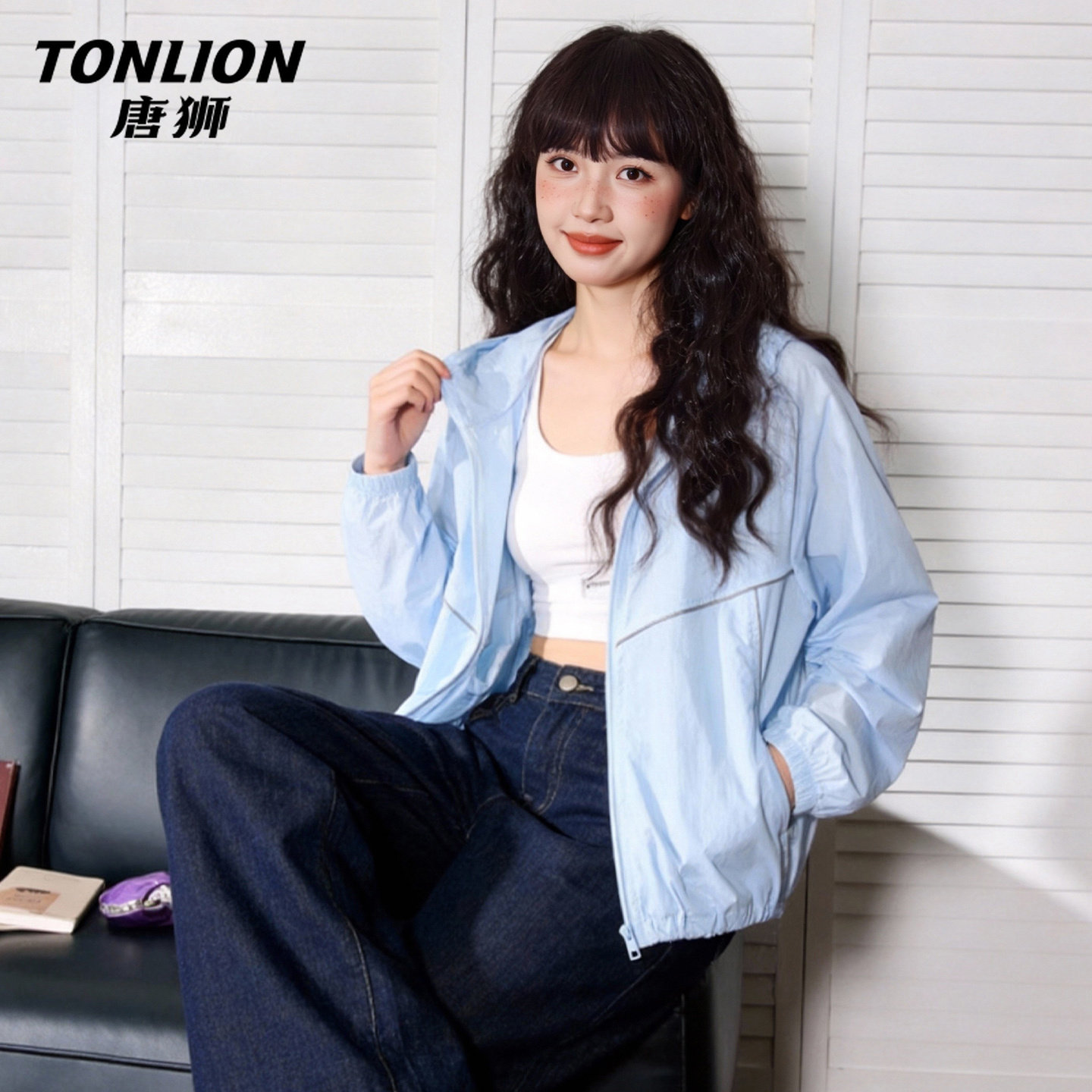 唐狮官方凉感防晒服女2026新款夏季骑行反光条外套upf50+防