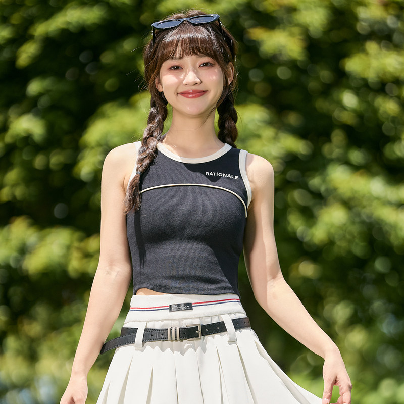 唐狮外穿修身打底小上衣服内搭美背夏季新款吊带背心女士撞色,女装/女士精品,背心吊带,淘宝优惠券,粉丝福利购,淘宝优惠卷