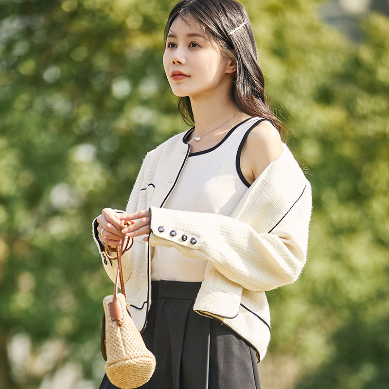 唐狮春夏季新款吊带背心女内搭无袖上衣瑜伽针织小打底衫白色tu