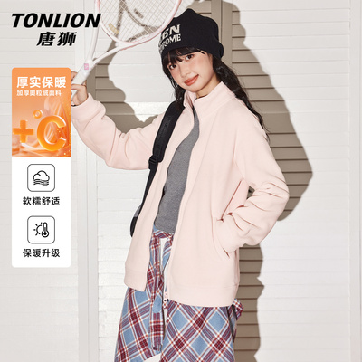 唐狮加绒外套女2025新款冬季