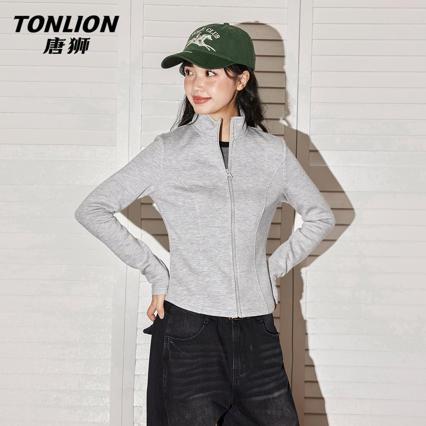 唐狮官方短款女外套2026新款今年流行爆款春季卫衣开衫立领上衣VC,女装/女士精品,短外套,淘宝优惠券,粉丝福利购,淘宝优惠卷