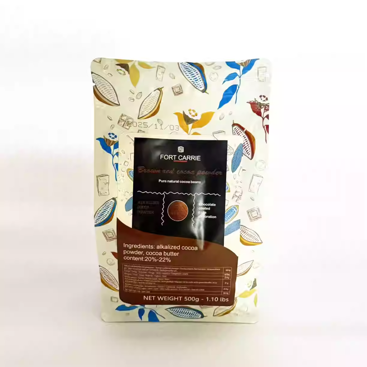 FORTCARRIE防潮深咖色可可粉500g