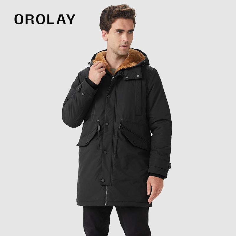 OROLAY厚款冬季吸湿快干男款棉服