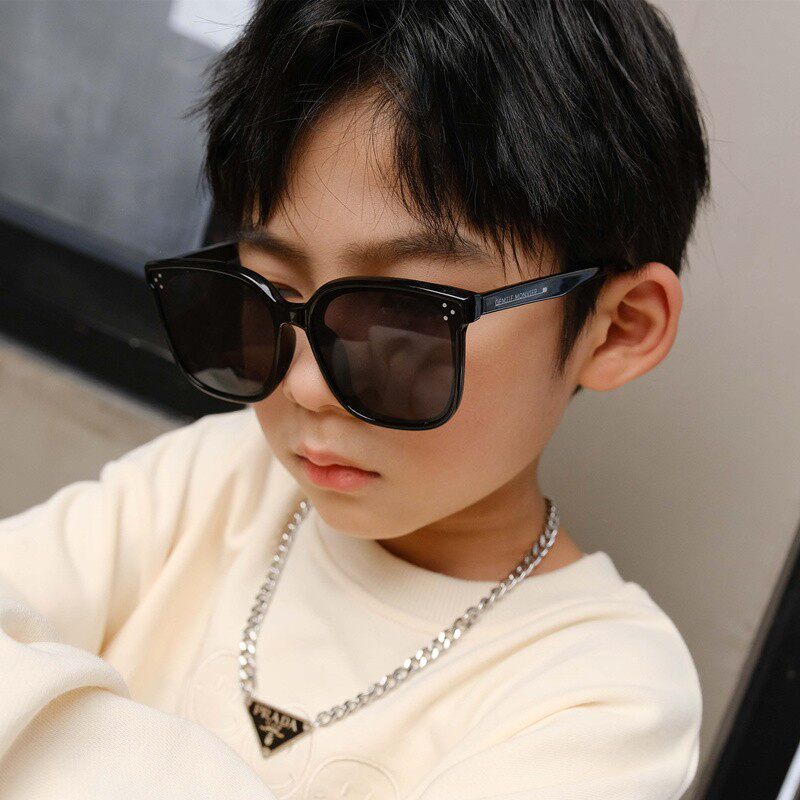 儿童太阳镜个性酷宝宝眼镜男女童防紫外线女时尚夏天遮阳墨镜潮款