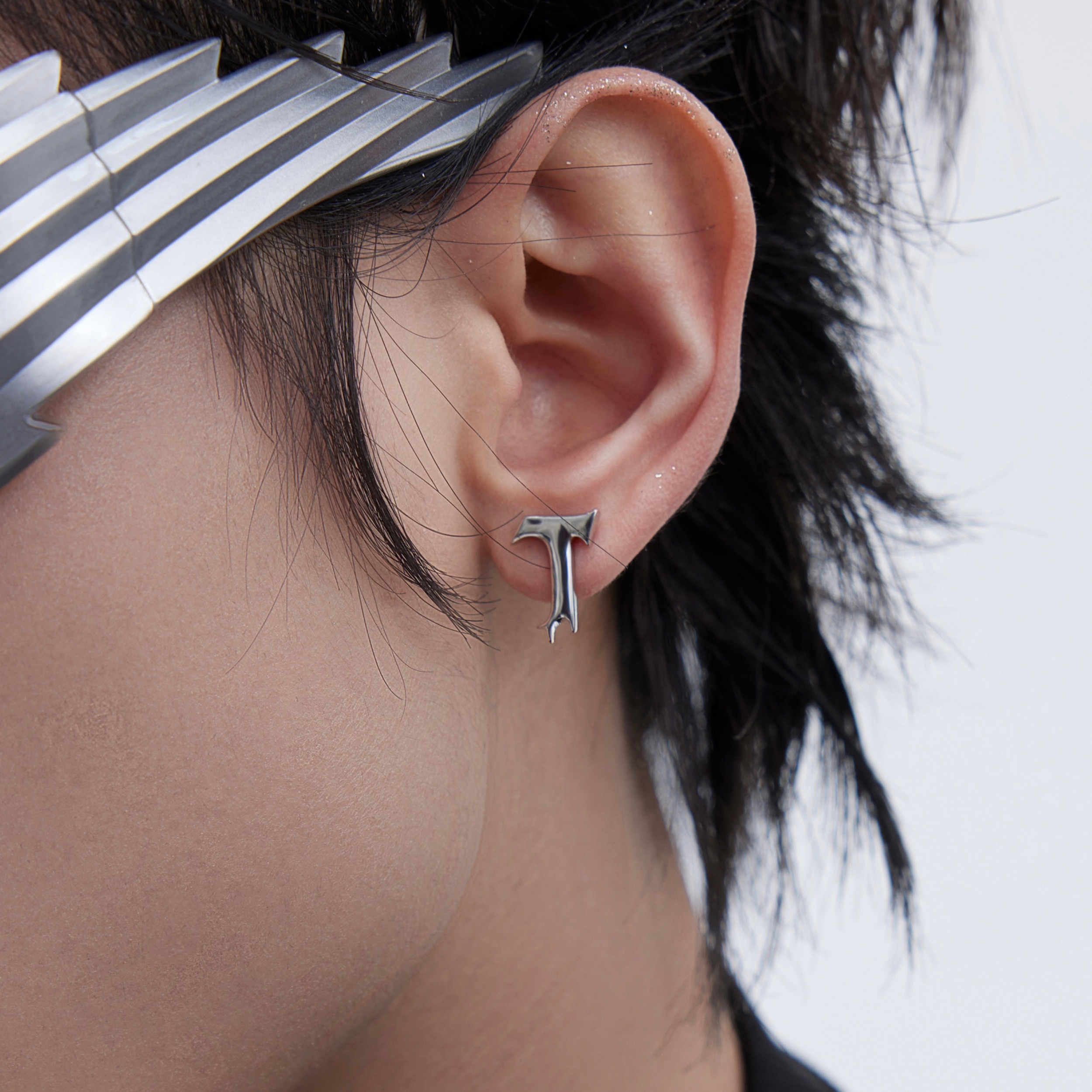 CulturE小众原创设计钛钢耳钉