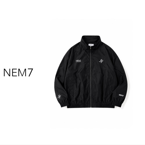 NEM7 2026 【简约设计】拉链外套男女同款运动宽松秋季薄款上衣