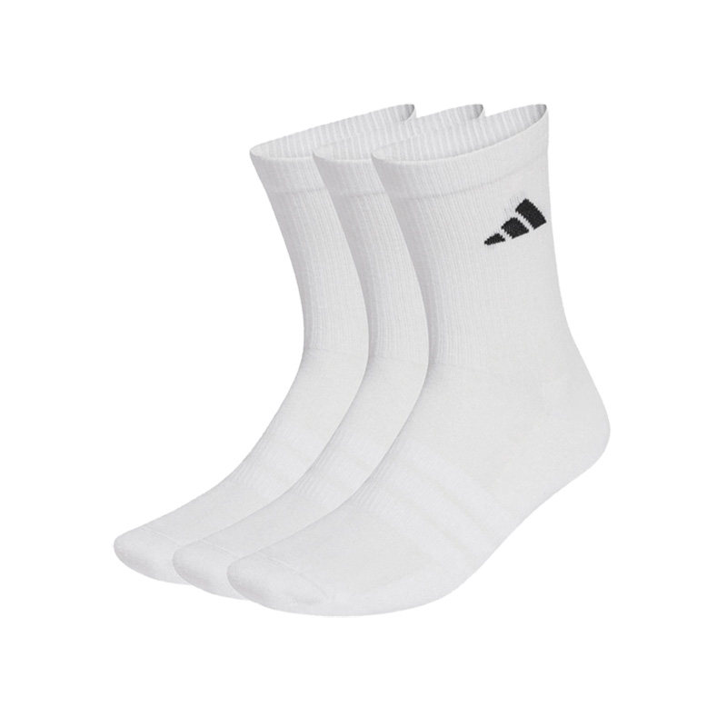 Adidas阿迪达斯三双装舒适中筒男袜女袜运动袜子JZ0530