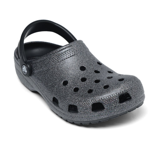 Crocs卡骆驰儿童闪亮包头拖鞋