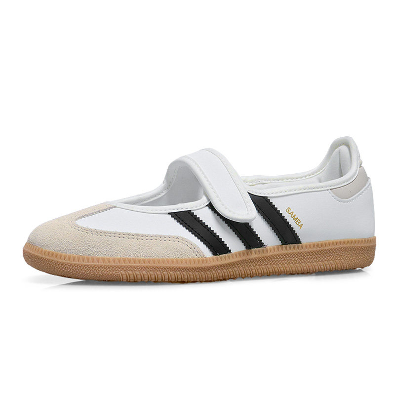 Adidas阿迪达斯三叶草新品SAMBA JANE女鞋百搭玛丽珍休闲鞋JR7436