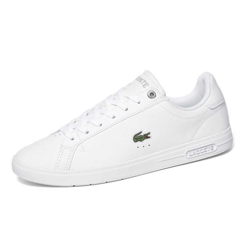 Lacoste拉科斯特女鞋简约百搭休闲鞋时尚小白鞋板鞋45SFA0085_21G