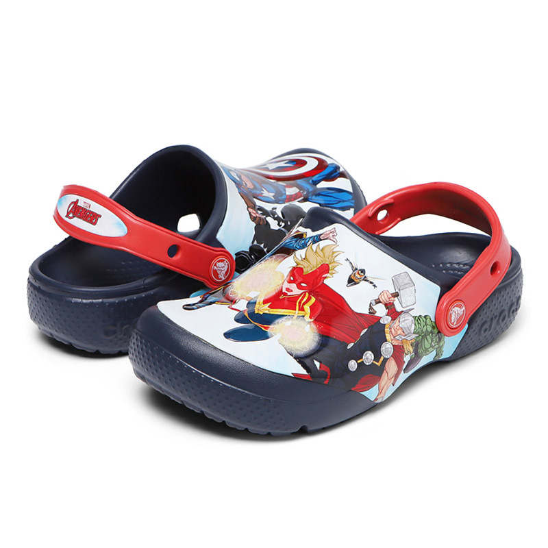 Crocs卡骆驰夏季中大童凉拖鞋