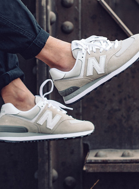 NEW BALANCE男鞋女鞋574复古运动鞋NB跑步鞋运动鞋灰色ML574EGW