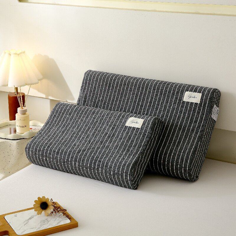 乳胶枕头专用枕套40x60单人橡胶记忆枕A类全棉水洗棉亲肤透气款