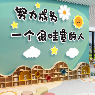 初三开学仪式感培训机构教室布置装班级文化黑板报墙面贴自习氛围