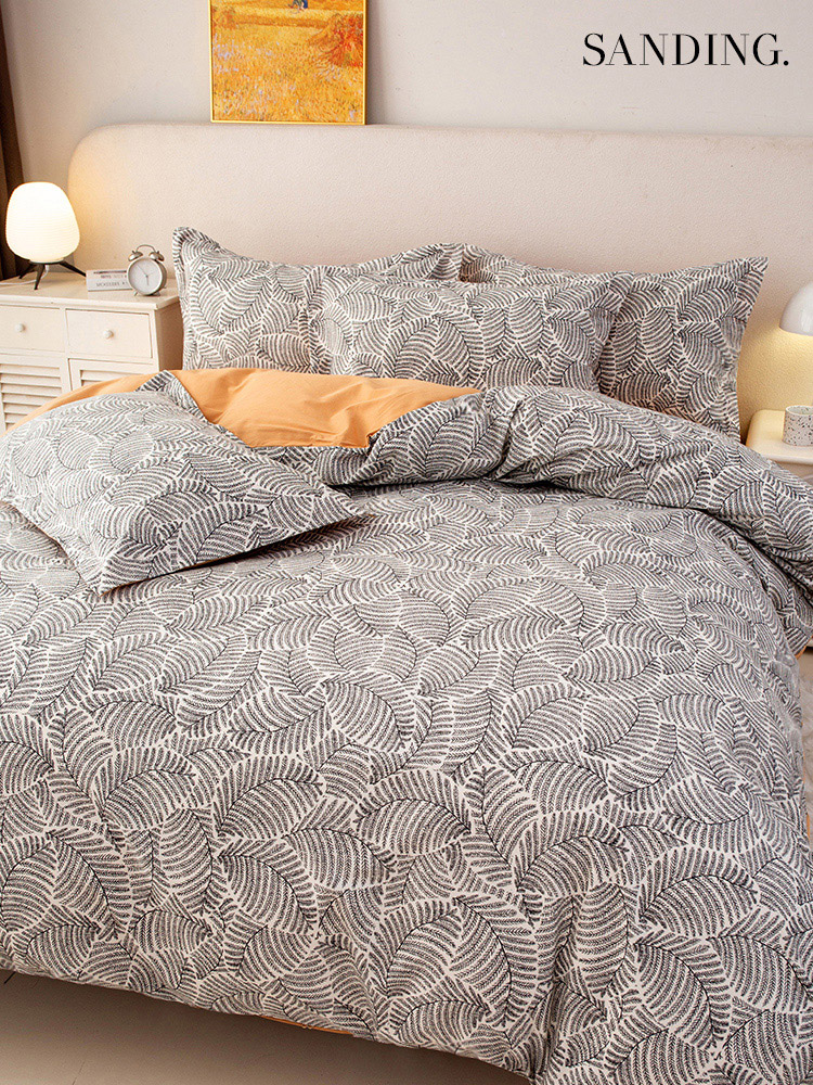 新加厚棉拉丝棉被套单件单件大尺寸250X220X240X260Cm