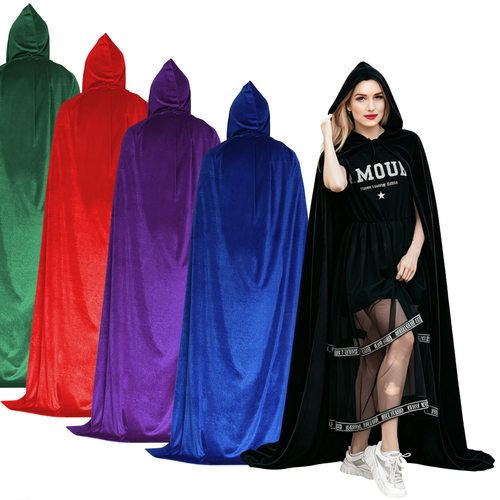 Halloween Gold Velvet Velvet Dress Costume Party Makeup Cost