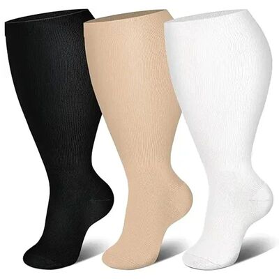 S-4XL Compression Socks Plus Size Men Women Gym Running Jump