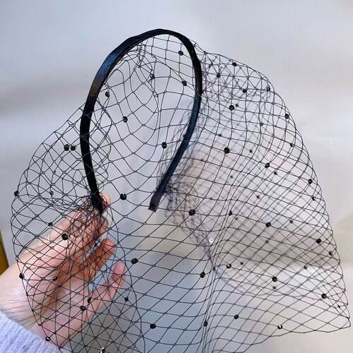 Headband Bridal Accessories Party Mesh Hair Accessories Face