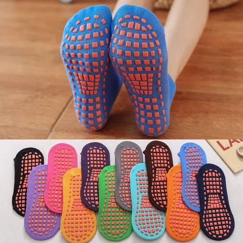 Kids Adults Anti-Slip Socks Parent-Child Trampoline Sock Cot