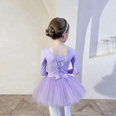 Autumn Dance Costume Girl Dress Vestidos Kids Clothes Tutu G