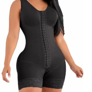 Body one Crotch Tight Bottom One Clothing shaping Zipper