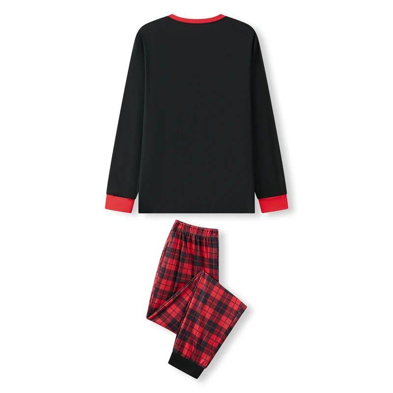 Matching Family Christmas Pajamas Set with Reindeer Antlers