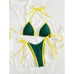 Sexy Bikini Swim Micro Women Separates Color Contrast 2026