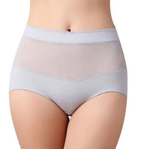 Large Size 110 Kg Triangle Underwear Women's Mesh High Waist