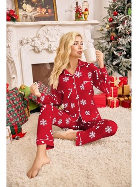 Family Christmas Pajamas for Women Pajama Sets Pajamas Set W