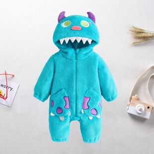 0-24months Toddler Baby Boys girls Monster Costume Fleece Lo