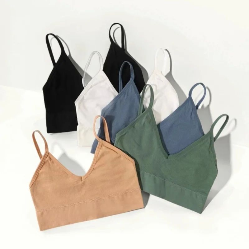 Push Up Seamless Bras For Women U-Back Tops Sports Underwear