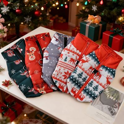 Christmas Dog Costume For Winter Festival Party Pet Jacket F